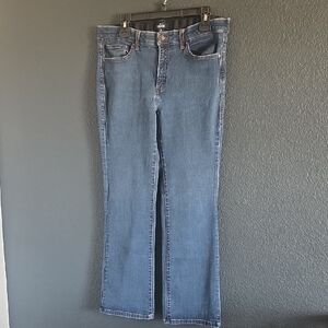 💜LuLaRoe Women's Medium Blue Flare Jeans